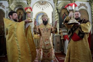 Служение епископа Амфилохия в Неделю 21-ю по Пятидесятнице. Архипастырский визит в Семипалатинск.