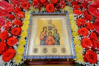 17-Епископ Амфилохий принял участие в праздновании дня памяти мучениц Веры, Надежды, Любови и Софии - небесных покровительниц Семиречья и 145-летия основания Туркестанской епархии