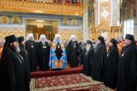 34-Епископ Амфилохий принял участие в праздновании дня памяти мучениц Веры, Надежды, Любови и Софии - небесных покровительниц Семиречья и 145-летия основания Туркестанской епархии