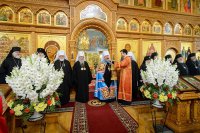 39-Епископ Амфилохий принял участие в праздновании дня памяти мучениц Веры, Надежды, Любови и Софии - небесных покровительниц Семиречья и 145-летия основания Туркестанской епархии