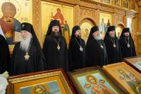 40-Епископ Амфилохий принял участие в праздновании дня памяти мучениц Веры, Надежды, Любови и Софии - небесных покровительниц Семиречья и 145-летия основания Туркестанской епархии