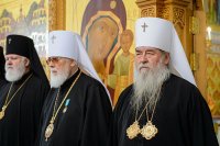 41-Епископ Амфилохий принял участие в праздновании дня памяти мучениц Веры, Надежды, Любови и Софии - небесных покровительниц Семиречья и 145-летия основания Туркестанской епархии