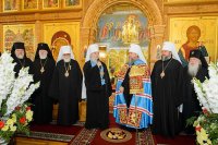 45-Епископ Амфилохий принял участие в праздновании дня памяти мучениц Веры, Надежды, Любови и Софии - небесных покровительниц Семиречья и 145-летия основания Туркестанской епархии