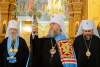 48-Епископ Амфилохий принял участие в праздновании дня памяти мучениц Веры, Надежды, Любови и Софии - небесных покровительниц Семиречья и 145-летия основания Туркестанской епархии