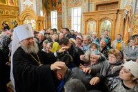 49-Епископ Амфилохий принял участие в праздновании дня памяти мучениц Веры, Надежды, Любови и Софии - небесных покровительниц Семиречья и 145-летия основания Туркестанской епархии