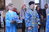 10-«Радуйся, Невесто Неневестная!». Чтение Акафиста Божией Матери в Андреевском кафедральном соборе