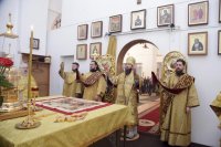 18-Служение епископа Амфилохия в Неделю святых отец