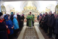 1-Праздник Входа Господня в Иерусалим в Андреевском кафедральном соборе столицы Рудного Алтая
