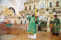 15-Праздник Входа Господня в Иерусалим в Андреевском кафедральном соборе столицы Рудного Алтая