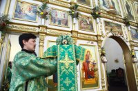17-Праздник Входа Господня в Иерусалим в Андреевском кафедральном соборе столицы Рудного Алтая