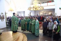 20-Праздник Входа Господня в Иерусалим в Андреевском кафедральном соборе столицы Рудного Алтая