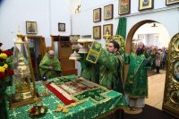 22-Праздник Входа Господня в Иерусалим в Андреевском кафедральном соборе столицы Рудного Алтая