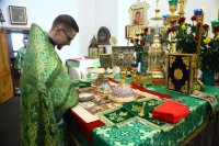 24-Праздник Входа Господня в Иерусалим в Андреевском кафедральном соборе столицы Рудного Алтая