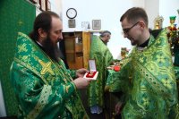 28-Праздник Входа Господня в Иерусалим в Андреевском кафедральном соборе столицы Рудного Алтая