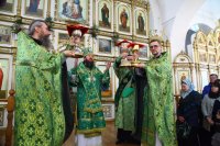 31-Праздник Входа Господня в Иерусалим в Андреевском кафедральном соборе столицы Рудного Алтая