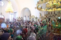 41-Праздник Входа Господня в Иерусалим в Андреевском кафедральном соборе столицы Рудного Алтая