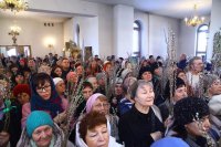 42-Праздник Входа Господня в Иерусалим в Андреевском кафедральном соборе столицы Рудного Алтая