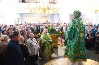 47-Праздник Входа Господня в Иерусалим в Андреевском кафедральном соборе столицы Рудного Алтая