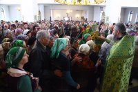 48-Праздник Входа Господня в Иерусалим в Андреевском кафедральном соборе столицы Рудного Алтая