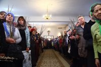 49-Праздник Входа Господня в Иерусалим в Андреевском кафедральном соборе столицы Рудного Алтая