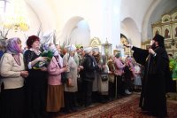 50-Праздник Входа Господня в Иерусалим в Андреевском кафедральном соборе столицы Рудного Алтая