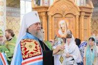 5-Престольный праздник Иверско-Серафимовского монастыря Алма-Аты. 35-летие служения в священном сане митрополита Астанайского и Казахстанского Александра 