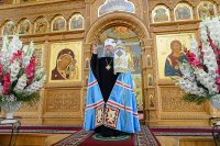 8-Престольный праздник Иверско-Серафимовского монастыря Алма-Аты. 35-летие служения в священном сане митрополита Астанайского и Казахстанского Александра 