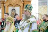 11-Престольный праздник Иверско-Серафимовского монастыря Алма-Аты. 35-летие служения в священном сане митрополита Астанайского и Казахстанского Александра 