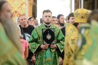 14-Престольный праздник Иверско-Серафимовского монастыря Алма-Аты. 35-летие служения в священном сане митрополита Астанайского и Казахстанского Александра 