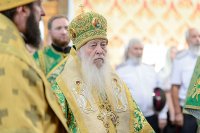 15-Престольный праздник Иверско-Серафимовского монастыря Алма-Аты. 35-летие служения в священном сане митрополита Астанайского и Казахстанского Александра 