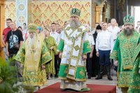 16-Престольный праздник Иверско-Серафимовского монастыря Алма-Аты. 35-летие служения в священном сане митрополита Астанайского и Казахстанского Александра 