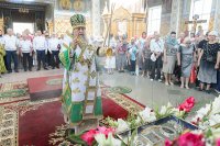 18-Престольный праздник Иверско-Серафимовского монастыря Алма-Аты. 35-летие служения в священном сане митрополита Астанайского и Казахстанского Александра 