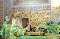 20-Престольный праздник Иверско-Серафимовского монастыря Алма-Аты. 35-летие служения в священном сане митрополита Астанайского и Казахстанского Александра 