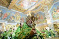 23-Престольный праздник Иверско-Серафимовского монастыря Алма-Аты. 35-летие служения в священном сане митрополита Астанайского и Казахстанского Александра 