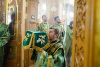 24-Престольный праздник Иверско-Серафимовского монастыря Алма-Аты. 35-летие служения в священном сане митрополита Астанайского и Казахстанского Александра 