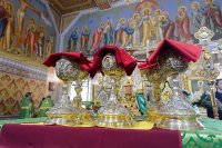 30-Престольный праздник Иверско-Серафимовского монастыря Алма-Аты. 35-летие служения в священном сане митрополита Астанайского и Казахстанского Александра 
