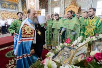 36-Престольный праздник Иверско-Серафимовского монастыря Алма-Аты. 35-летие служения в священном сане митрополита Астанайского и Казахстанского Александра 
