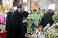 37-Престольный праздник Иверско-Серафимовского монастыря Алма-Аты. 35-летие служения в священном сане митрополита Астанайского и Казахстанского Александра 