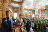 38-Престольный праздник Иверско-Серафимовского монастыря Алма-Аты. 35-летие служения в священном сане митрополита Астанайского и Казахстанского Александра 