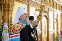 43-Престольный праздник Иверско-Серафимовского монастыря Алма-Аты. 35-летие служения в священном сане митрополита Астанайского и Казахстанского Александра 