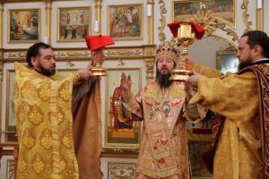 В Неделю о блудном сыне епископ Амфилохий совершил Божественную Литургию в кафедральном соборе