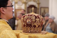 7-В Неделю о блудном сыне епископ Амфилохий совершил Божественную Литургию в кафедральном соборе