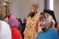 13-В Неделю о блудном сыне епископ Амфилохий совершил Божественную Литургию в кафедральном соборе
