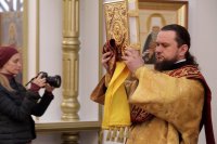 15-В Неделю о блудном сыне епископ Амфилохий совершил Божественную Литургию в кафедральном соборе