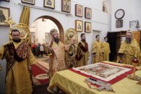 30-В Неделю о блудном сыне епископ Амфилохий совершил Божественную Литургию в кафедральном соборе
