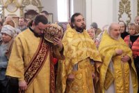 45-В Неделю о блудном сыне епископ Амфилохий совершил Божественную Литургию в кафедральном соборе