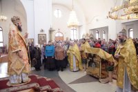 48-В Неделю о блудном сыне епископ Амфилохий совершил Божественную Литургию в кафедральном соборе
