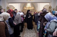 50-В Неделю о блудном сыне епископ Амфилохий совершил Божественную Литургию в кафедральном соборе