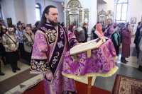 10-В Неделю вторую Великого поста епископ Амфилохий возглавил служение Божественной Литургии в кафедральном соборе