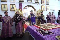 13-В Неделю вторую Великого поста епископ Амфилохий возглавил служение Божественной Литургии в кафедральном соборе
